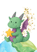 Magical Dragon Vinyl Waterproof Sticker